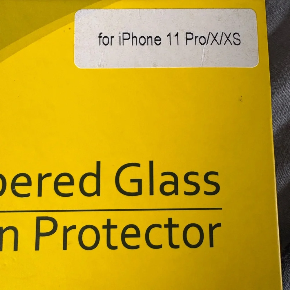 Tempered Glass Screen Protector for iPhone 11 Pro/X/XS